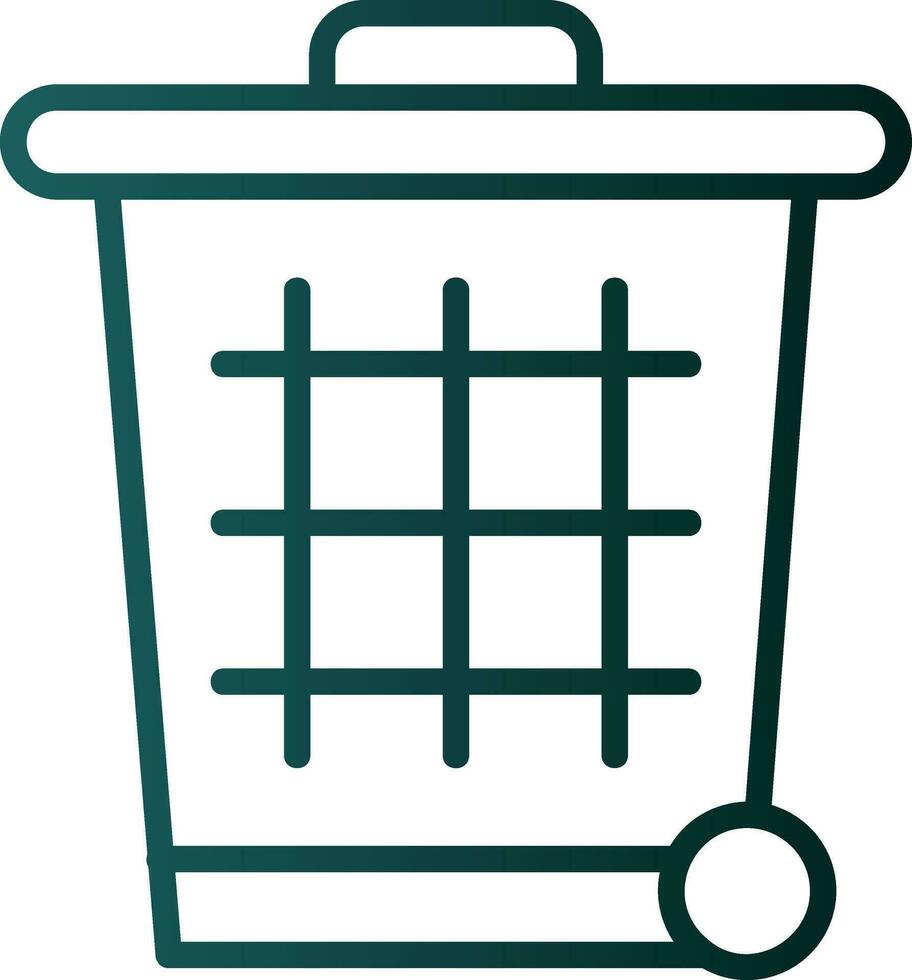Trash can Vector Icon Design