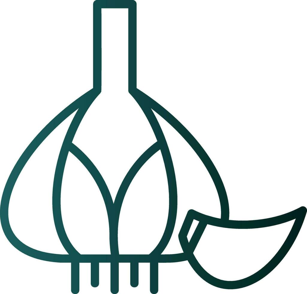 Garlic Vector Icon Design