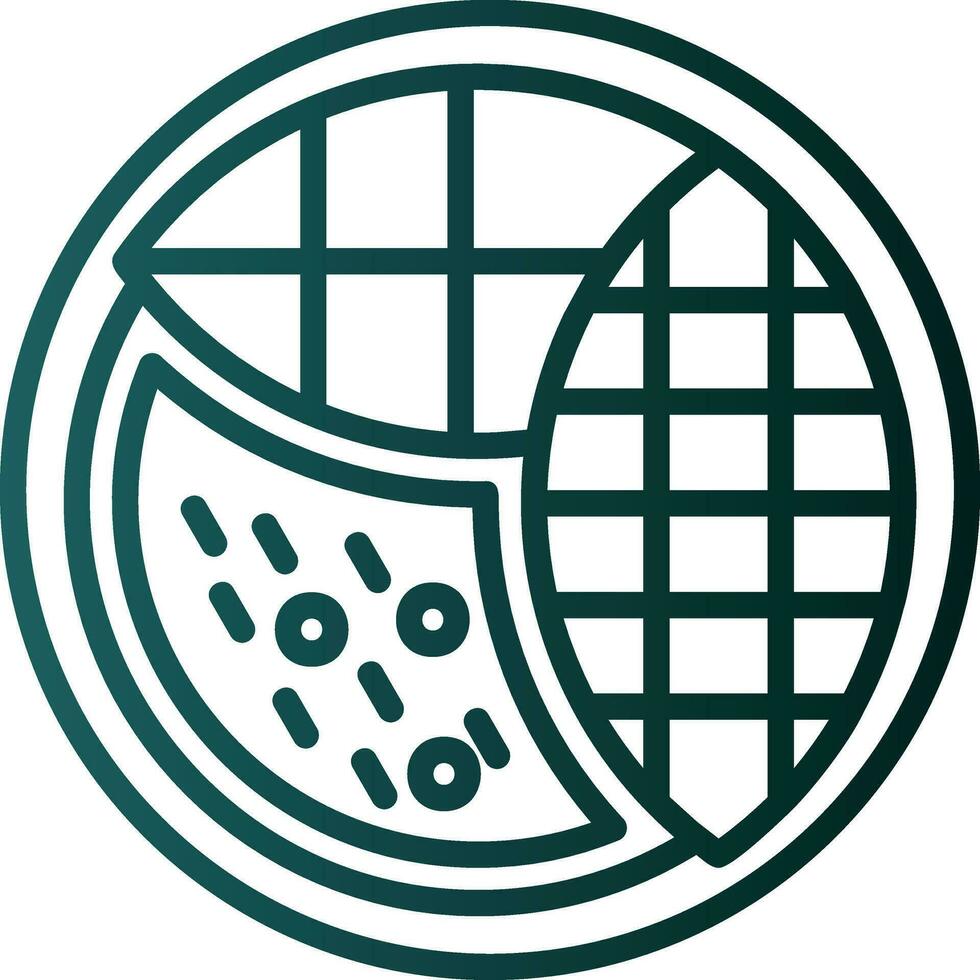 Mango sticky rice Vector Icon Design