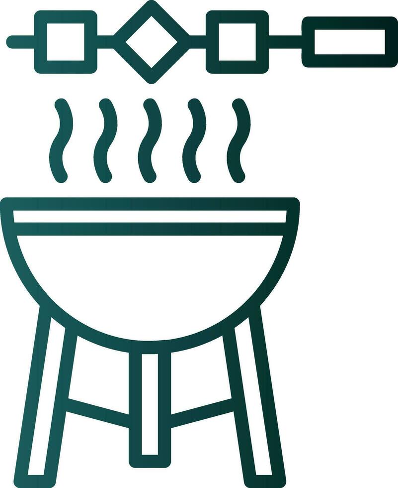 Barbecue Vector Icon Design
