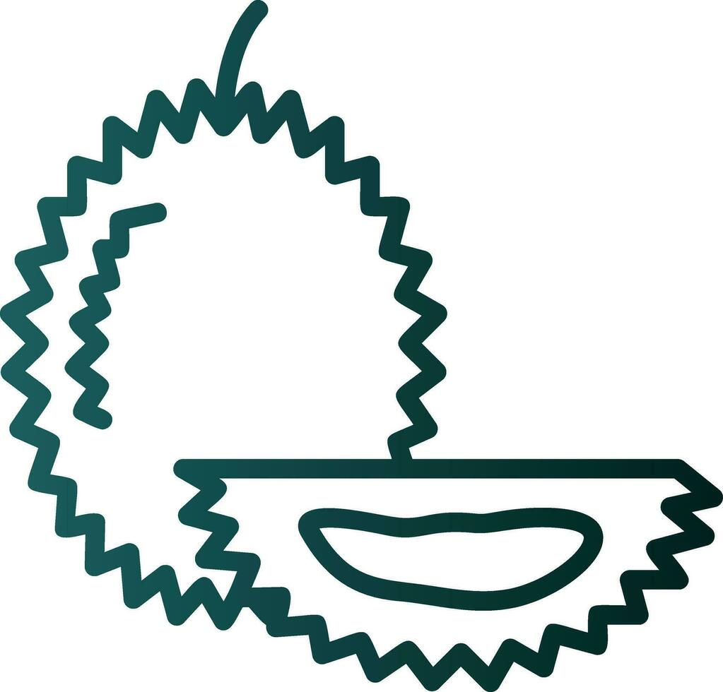 Durian vector icono diseño