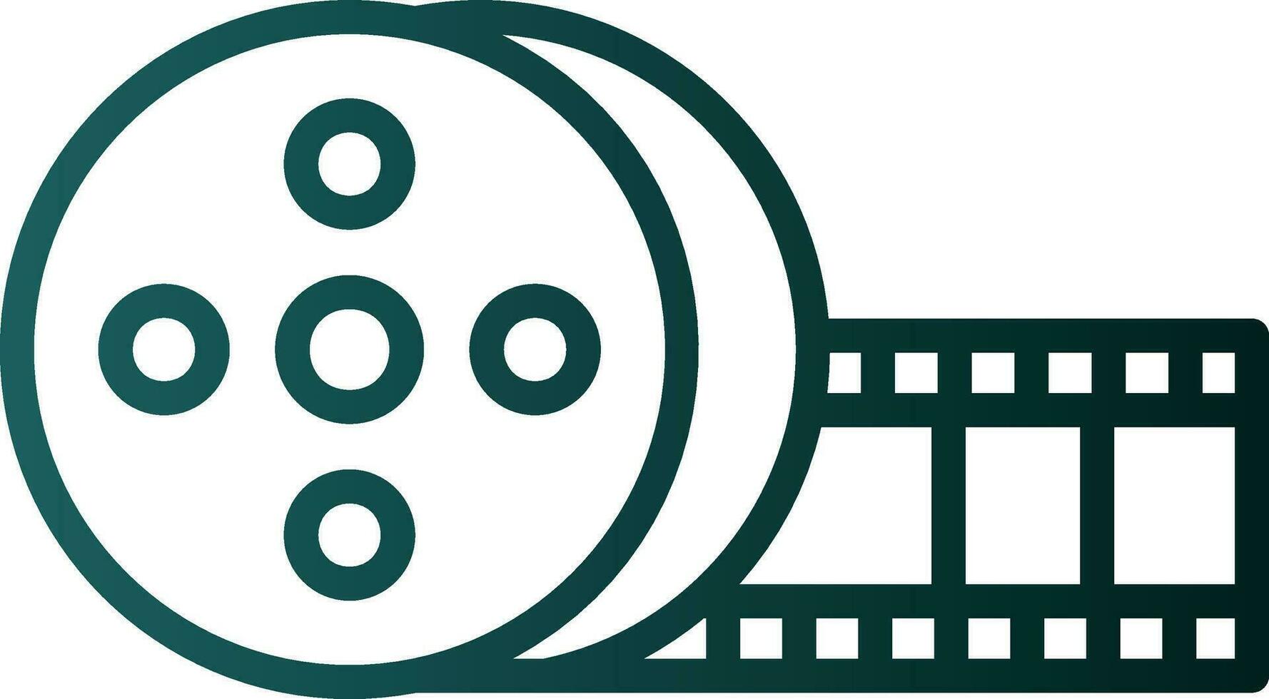 Film roll Vector Icon Design