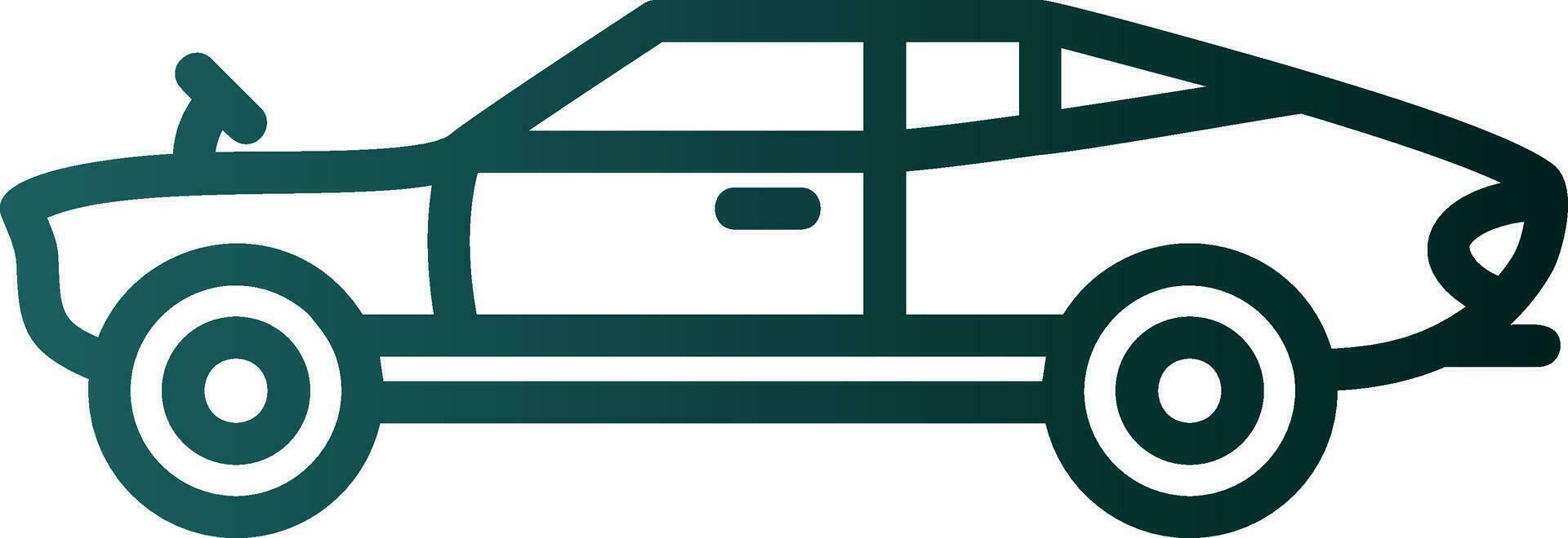 Old car Vector Icon Design