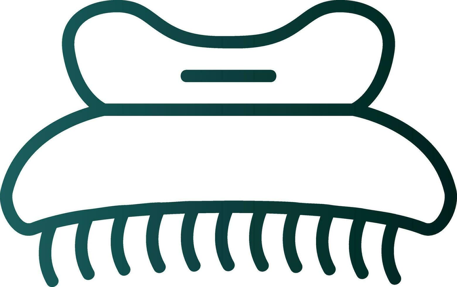 Hair clip Vector Icon Design