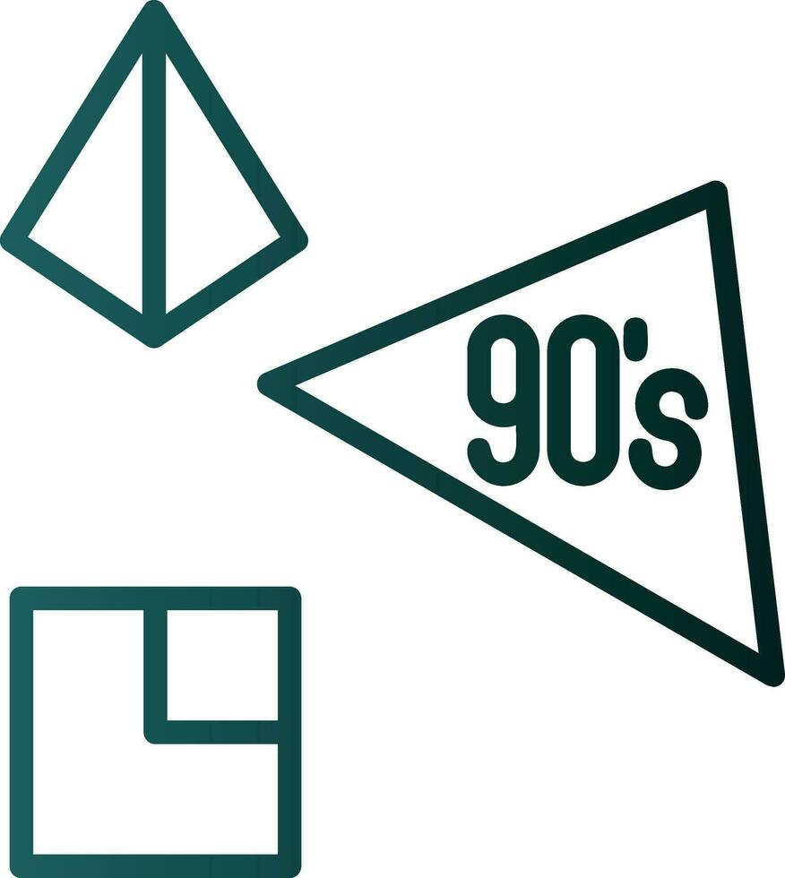 90s Vector Icon Design