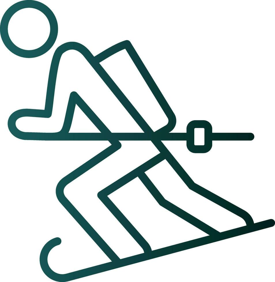 Skis Vector Icon Design