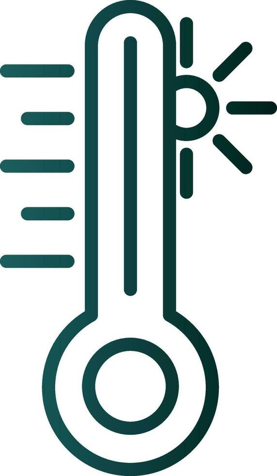 Thermometer Vector Icon Design