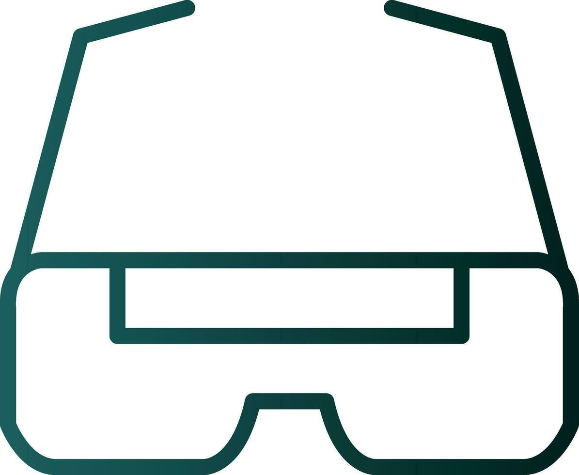 diseño de icono de vector de gafas