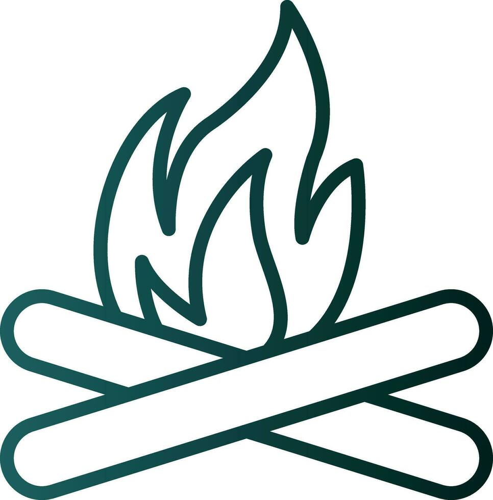 Bonfire Vector Icon Design