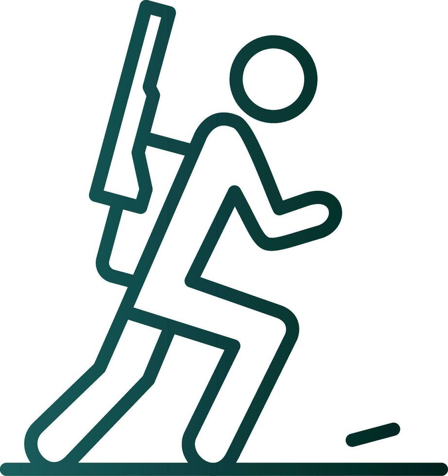 Biathlon Vector Icon Design