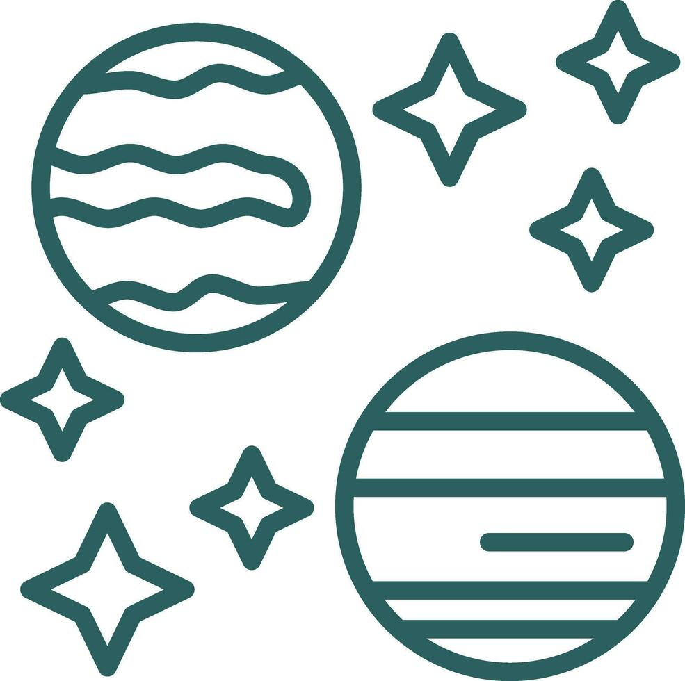 Space Vector Icon Design