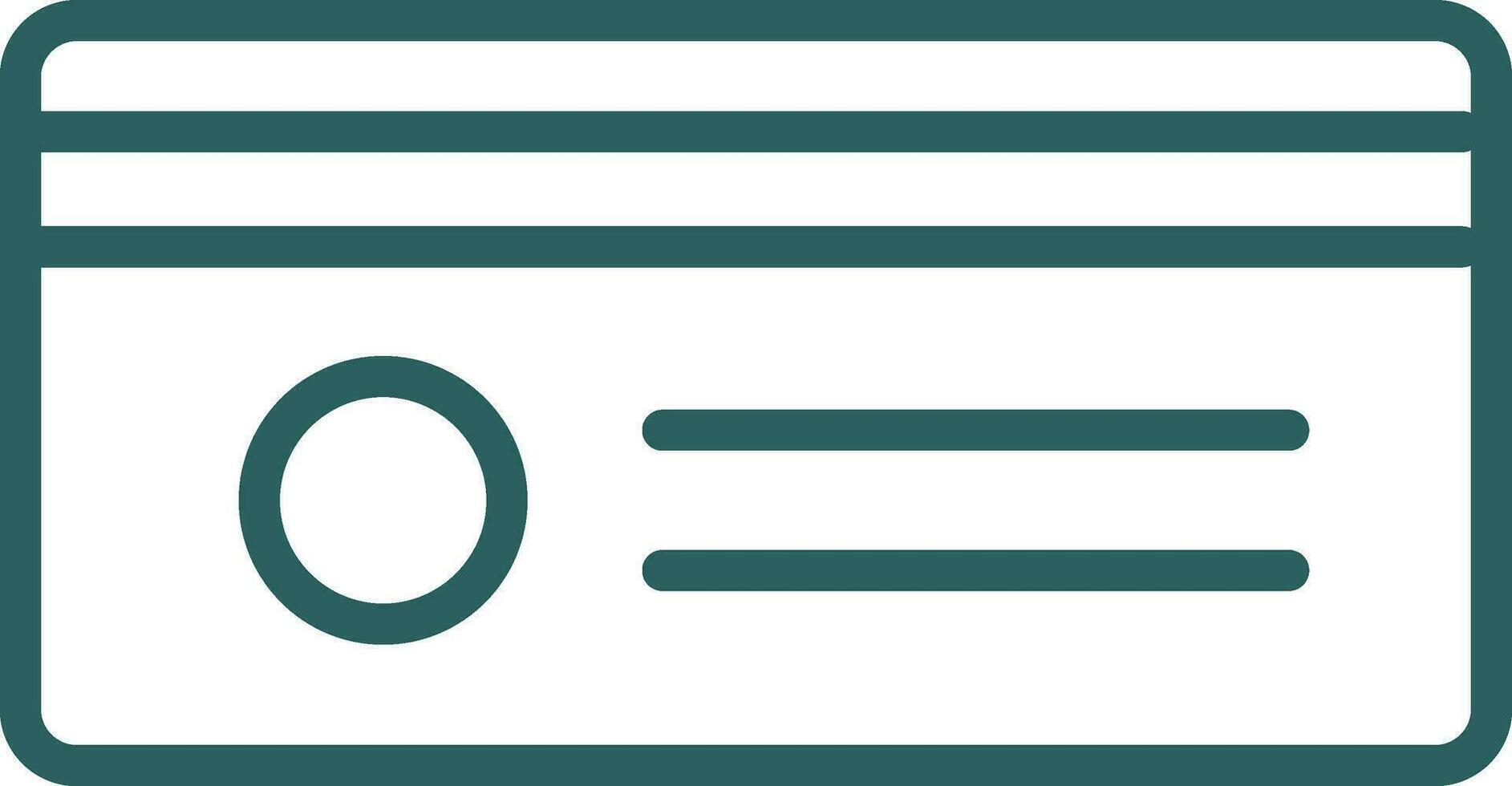 Credit card Vector Icon Design