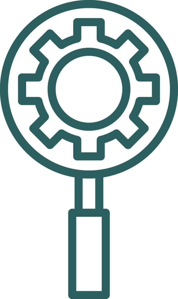 Magnifying glass Vector Icon Design