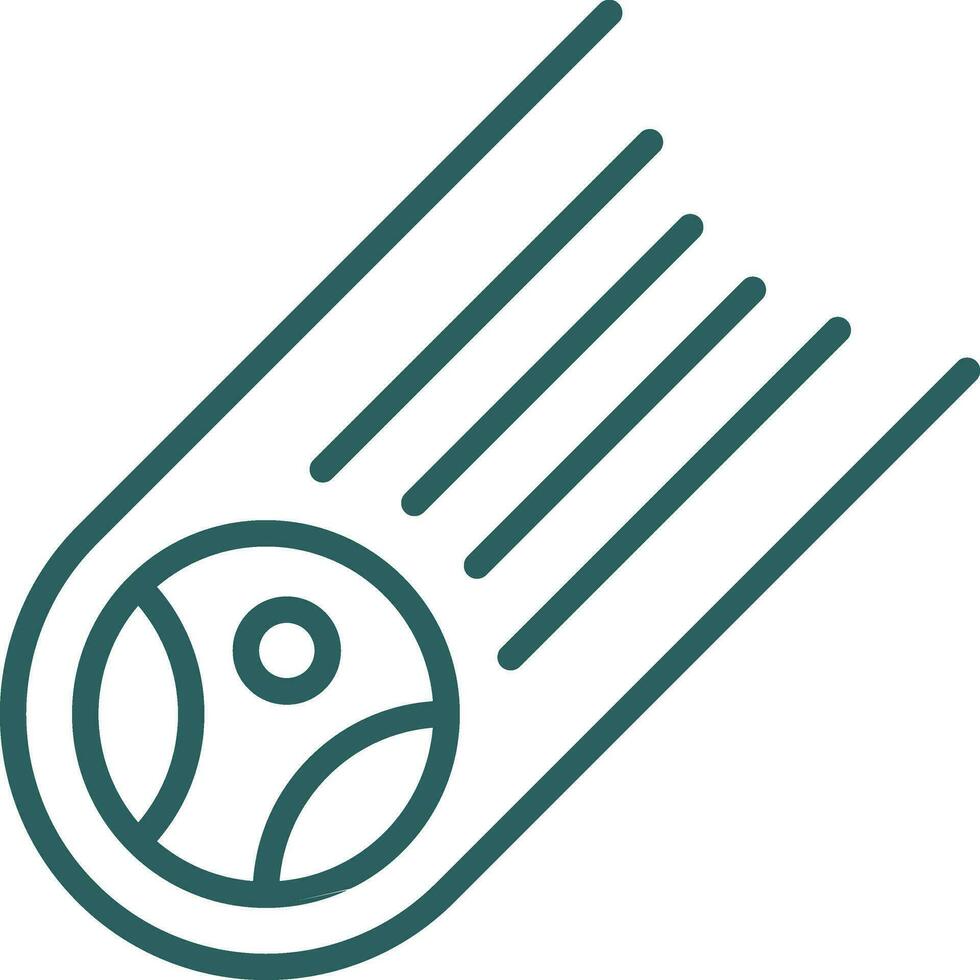Meteorite Vector Icon Design