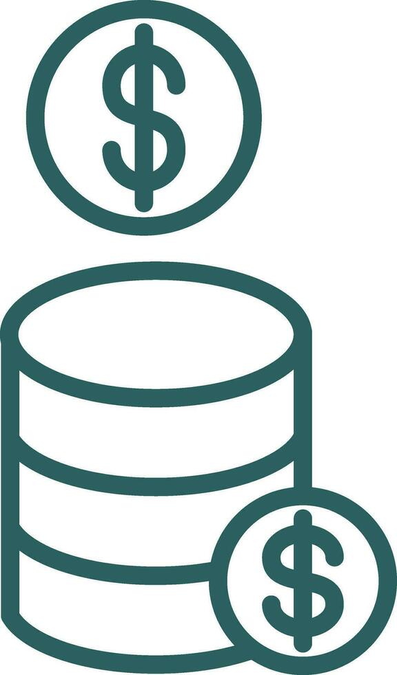Coins Vector Icon Design