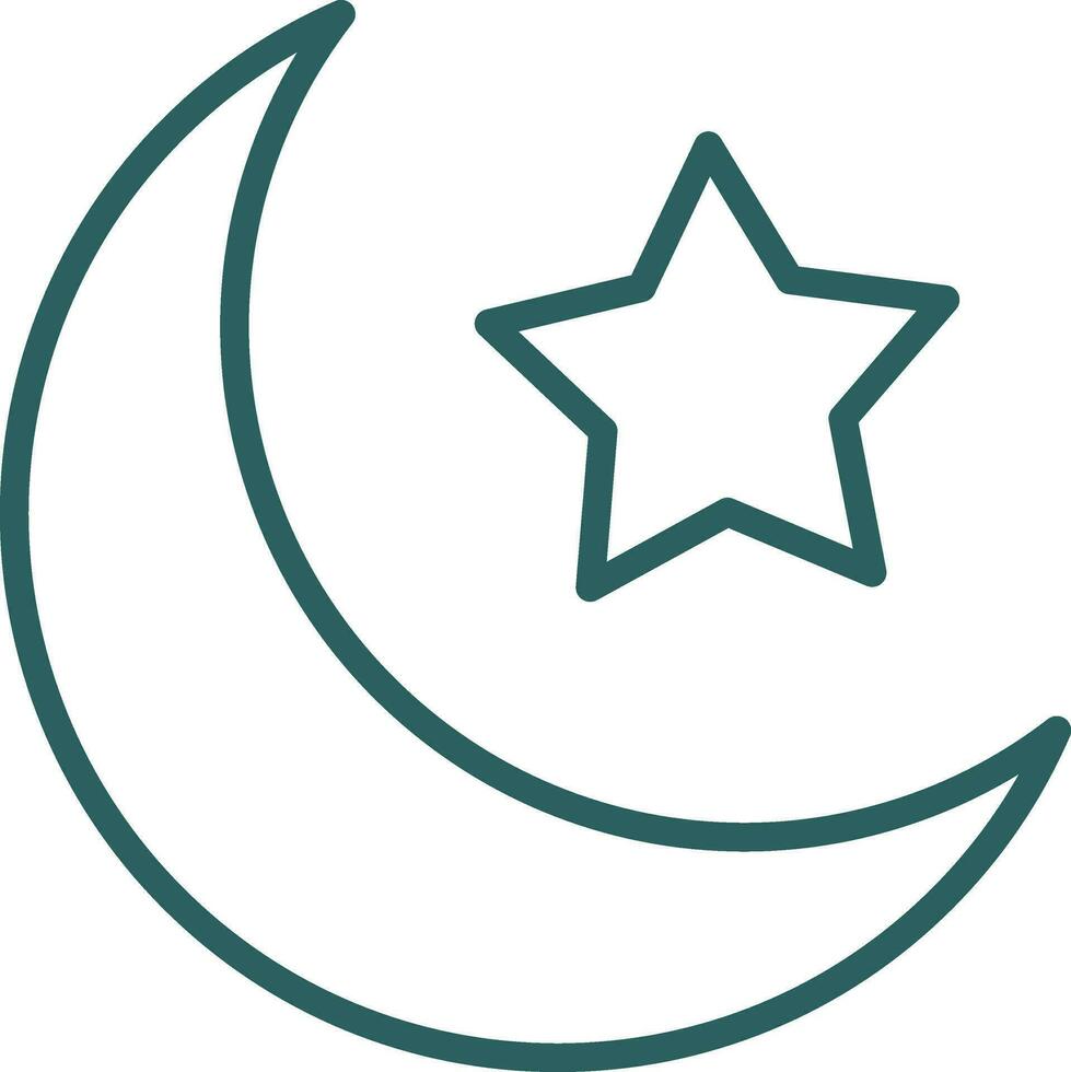 Moon Vector Icon Design