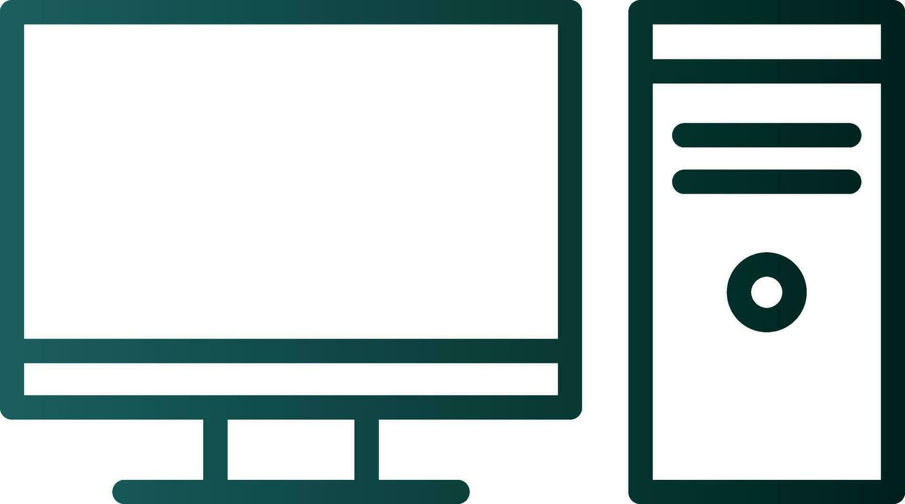 Computer Vector Icon Design