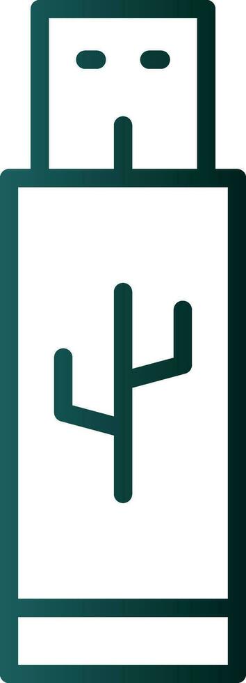 Pendrive Vector Icon Design