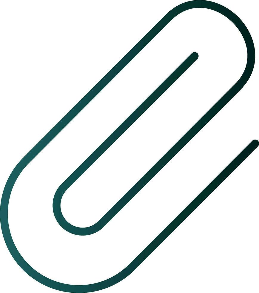 Paperclip Vector Icon Design