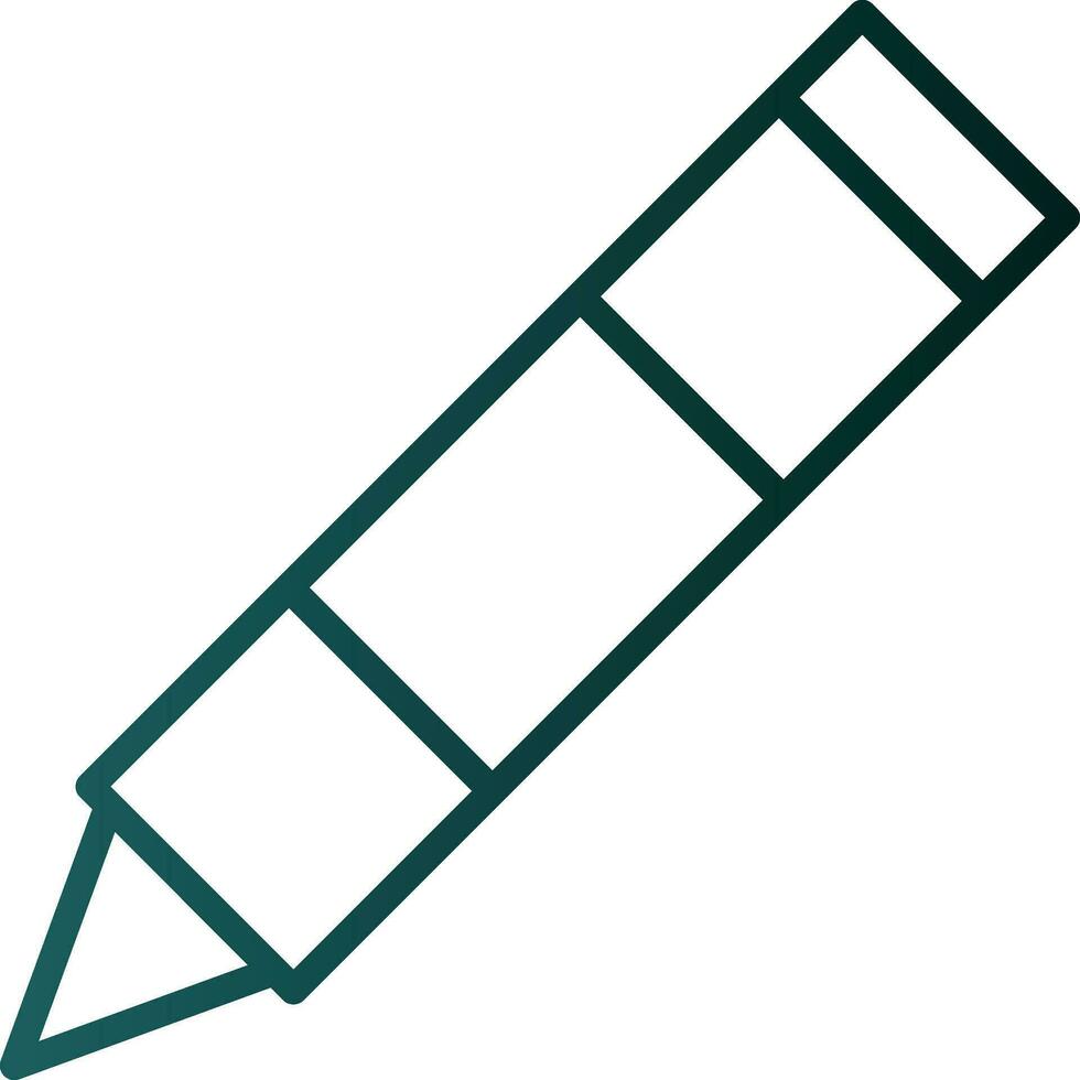 Crayon Vector Icon Design