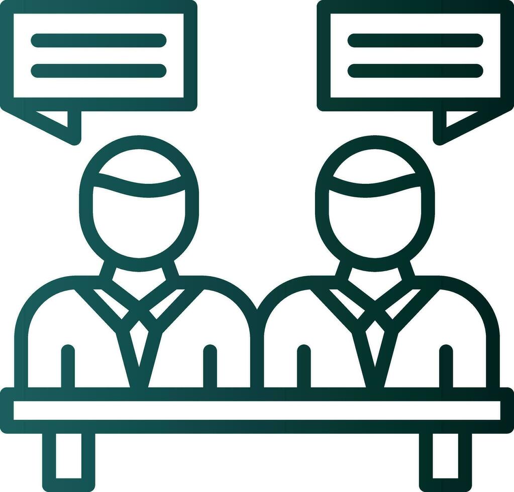 Meeting Vector Icon Design