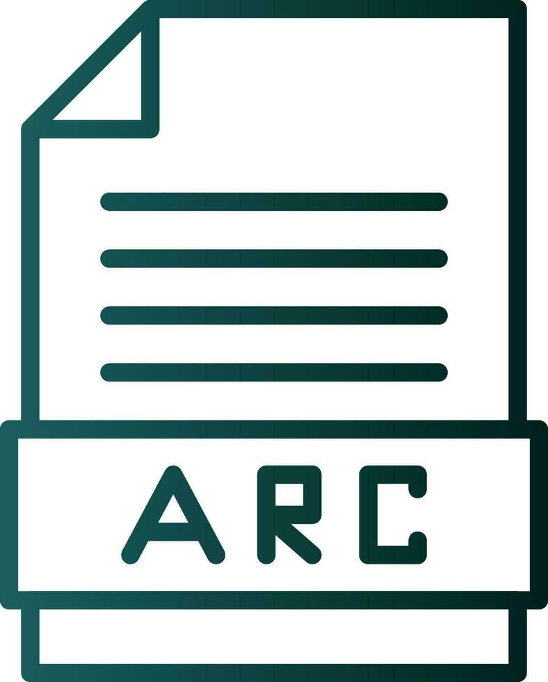Arc Vector Icon Design
