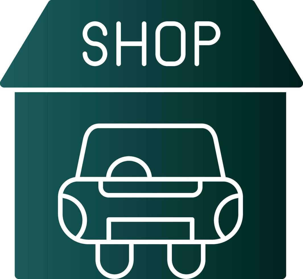 Car shop Vector Icon Design