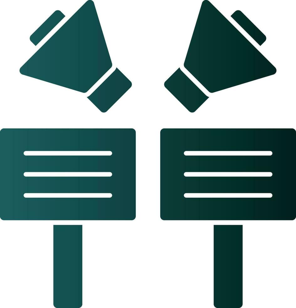Protest Vector Icon Design