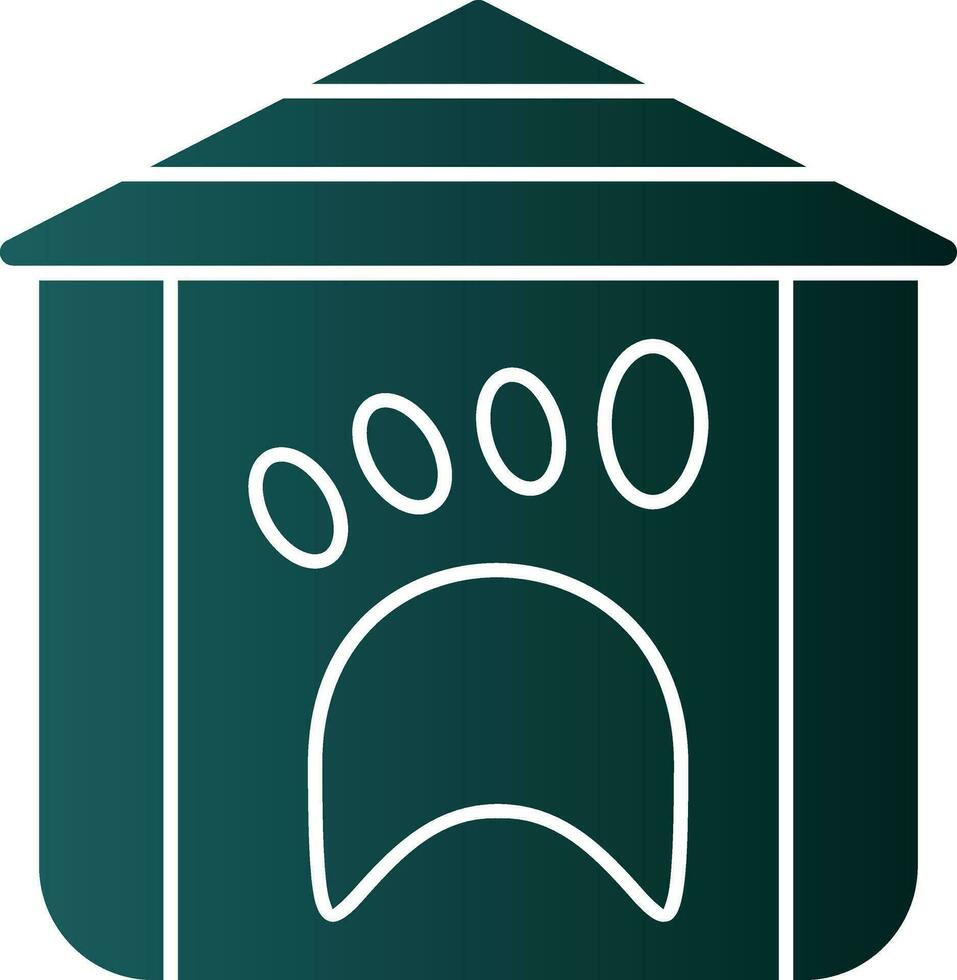 Animal shelter Vector Icon Design