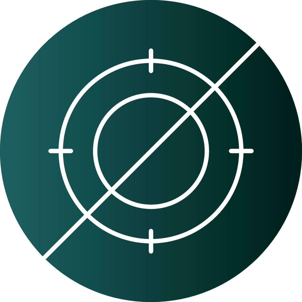 No hunt Vector Icon Design