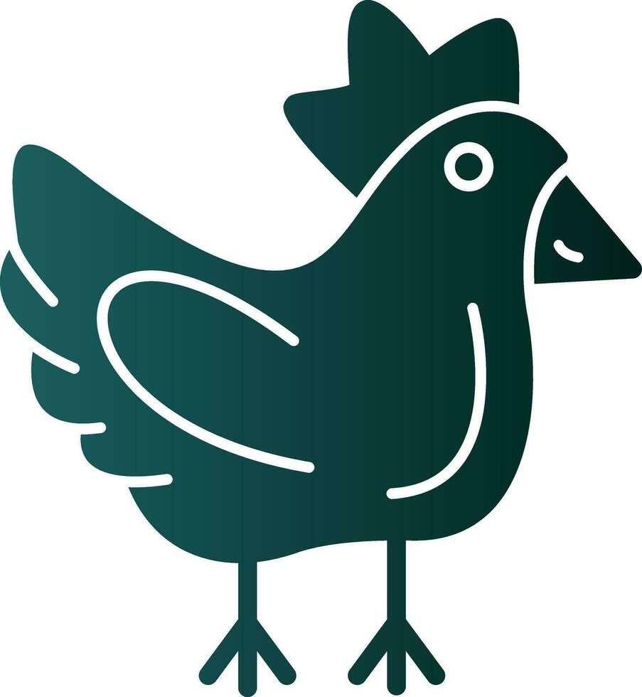 Chicken Vector Icon Design