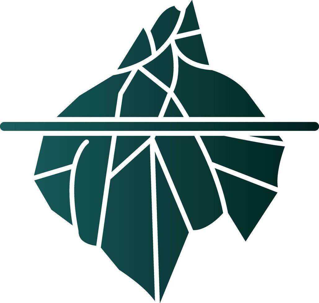 Iceberg Vector Icon Design