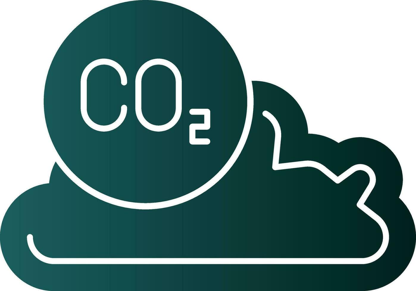 Carbon dioxide Vector Icon Design