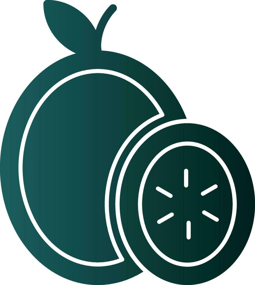 Passion fruit Vector Icon Design