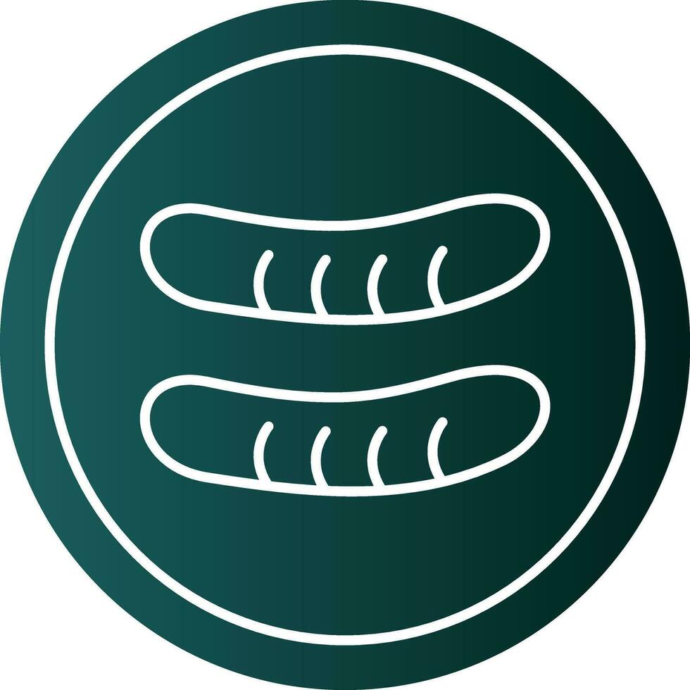 Sausage Vector Icon Design