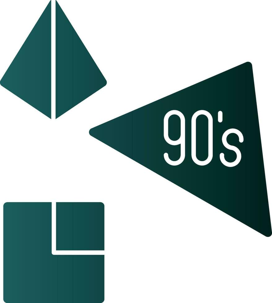 90s Vector Icon Design