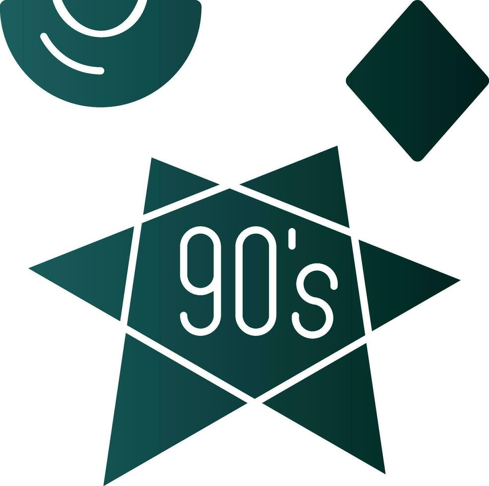 90s Vector Icon Design