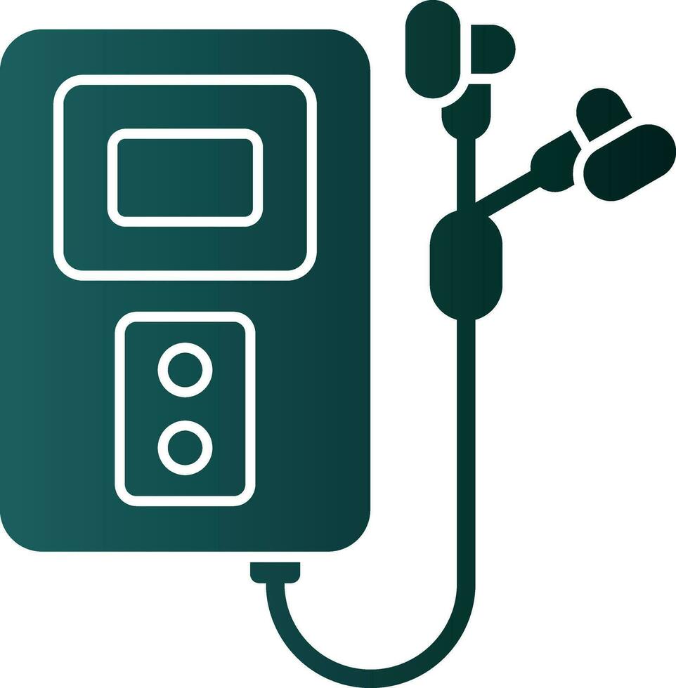 Walkman Vector Icon Design