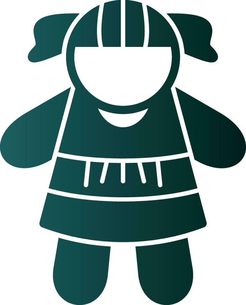 diseño de icono de vector de muñeca