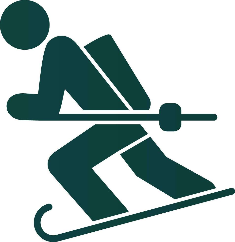 Skis Vector Icon Design