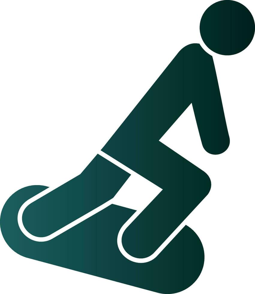 Snowboarding Vector Icon Design