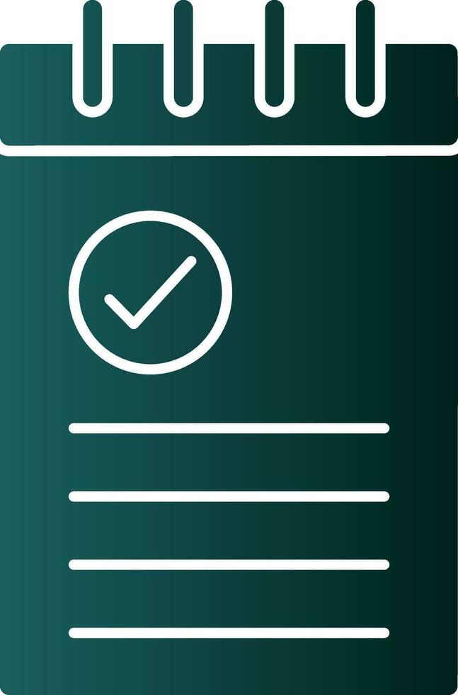 Notepad Vector Icon Design