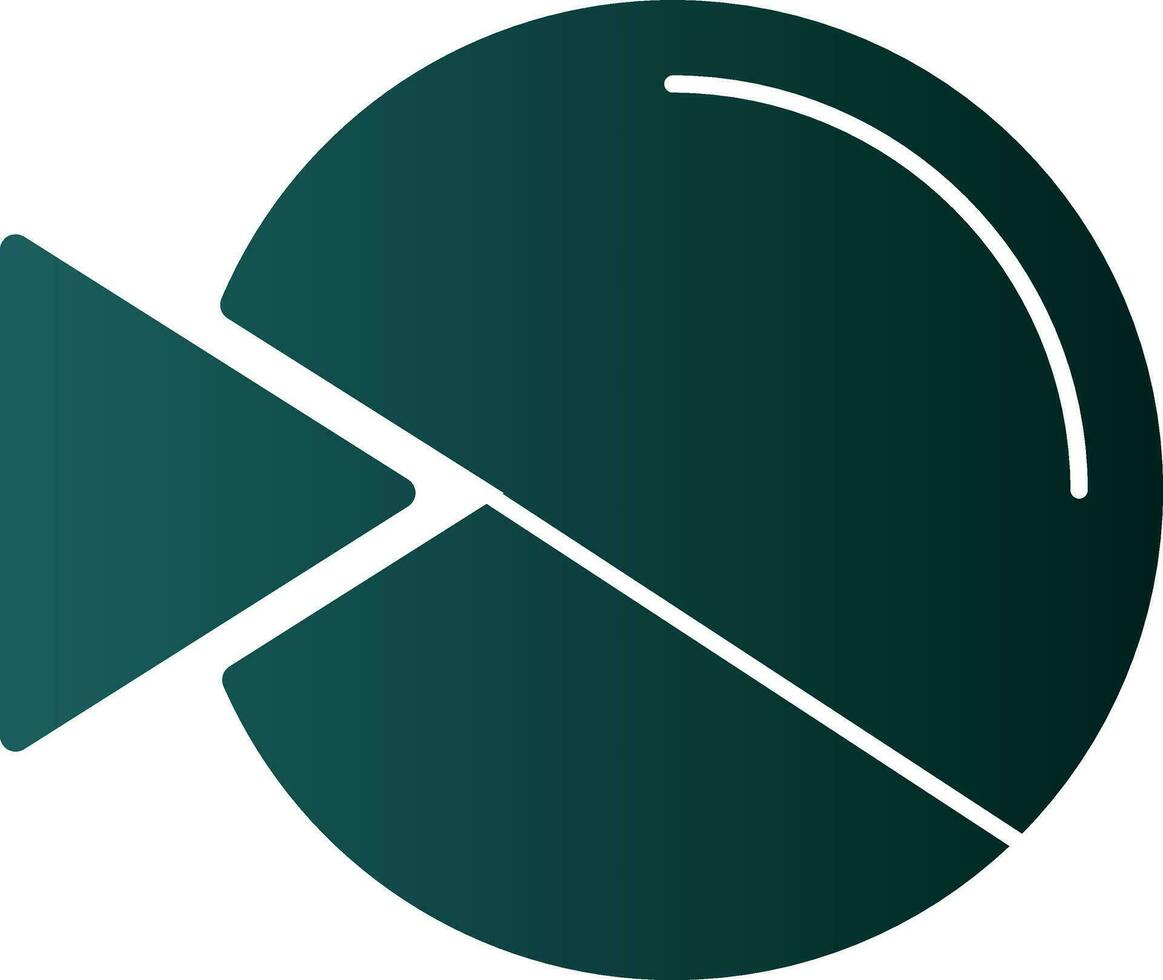 Pie chart Vector Icon Design
