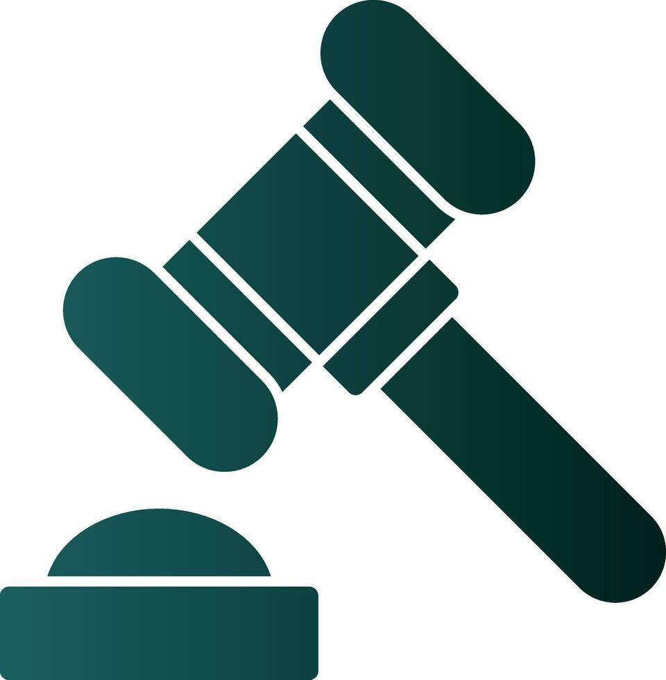 Gavel Vector Icon Design