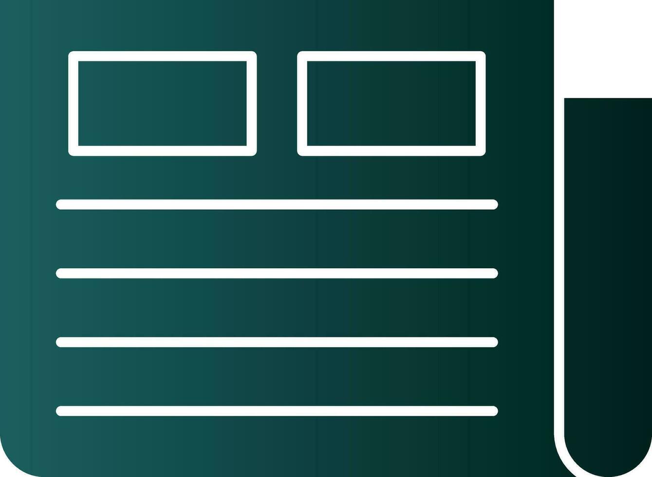 Newspaper Vector Icon Design