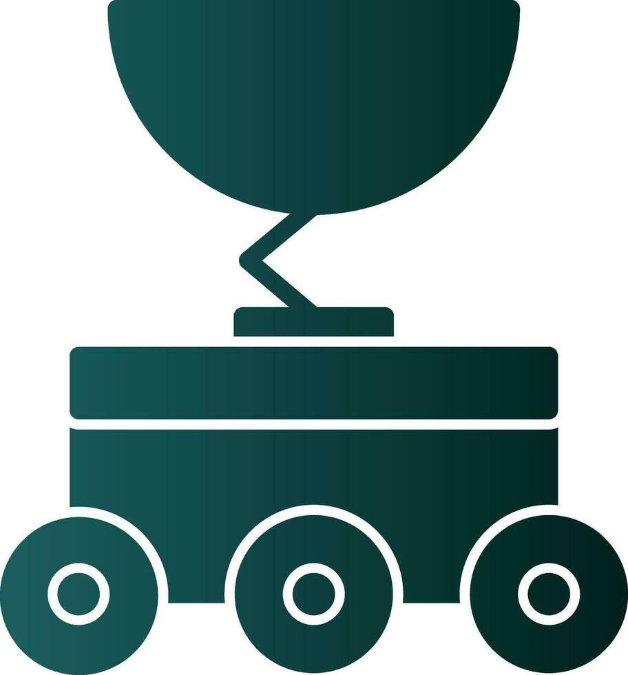 Moon rover Vector Icon Design