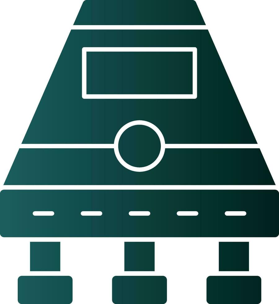Space capsule Vector Icon Design