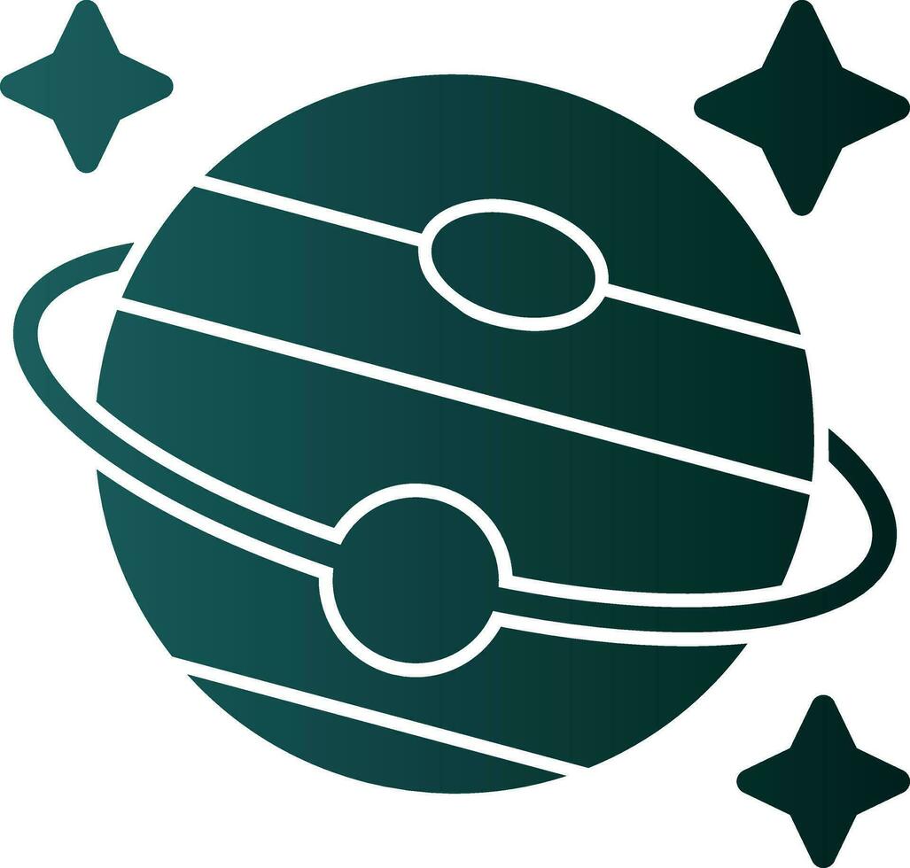 Saturn Vector Icon Design