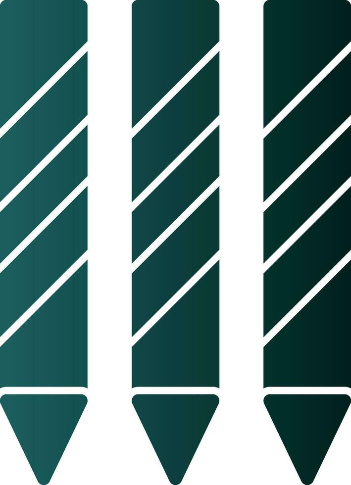 Color pencils Vector Icon Design