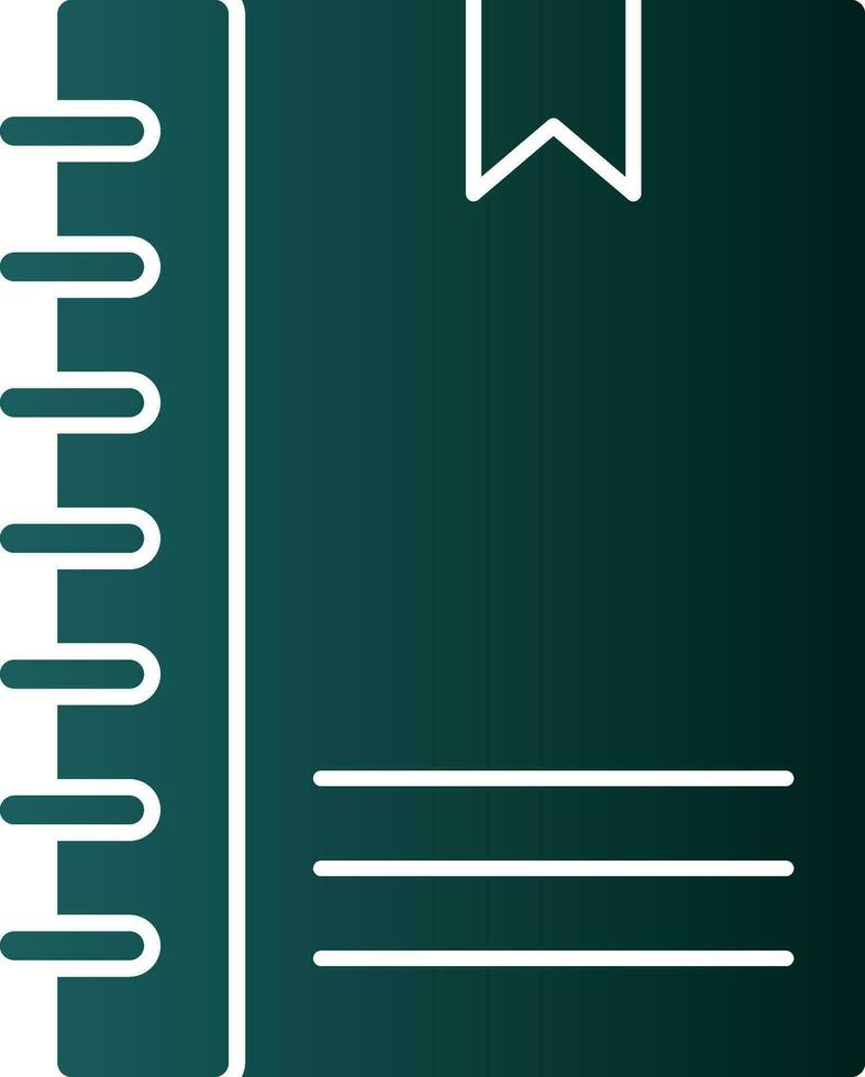 Notebook Vector Icon Design